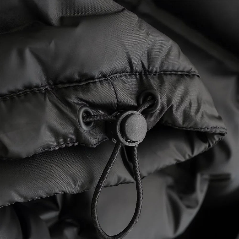 Ava Women's Short Puffer Jacket | Long Sleeves, Contrasting Design | The Lineage