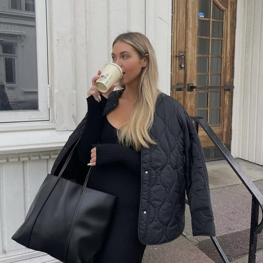 Svea Women’s Quilted Winter Jacket | Padded, Long Sleeves | The Lineage