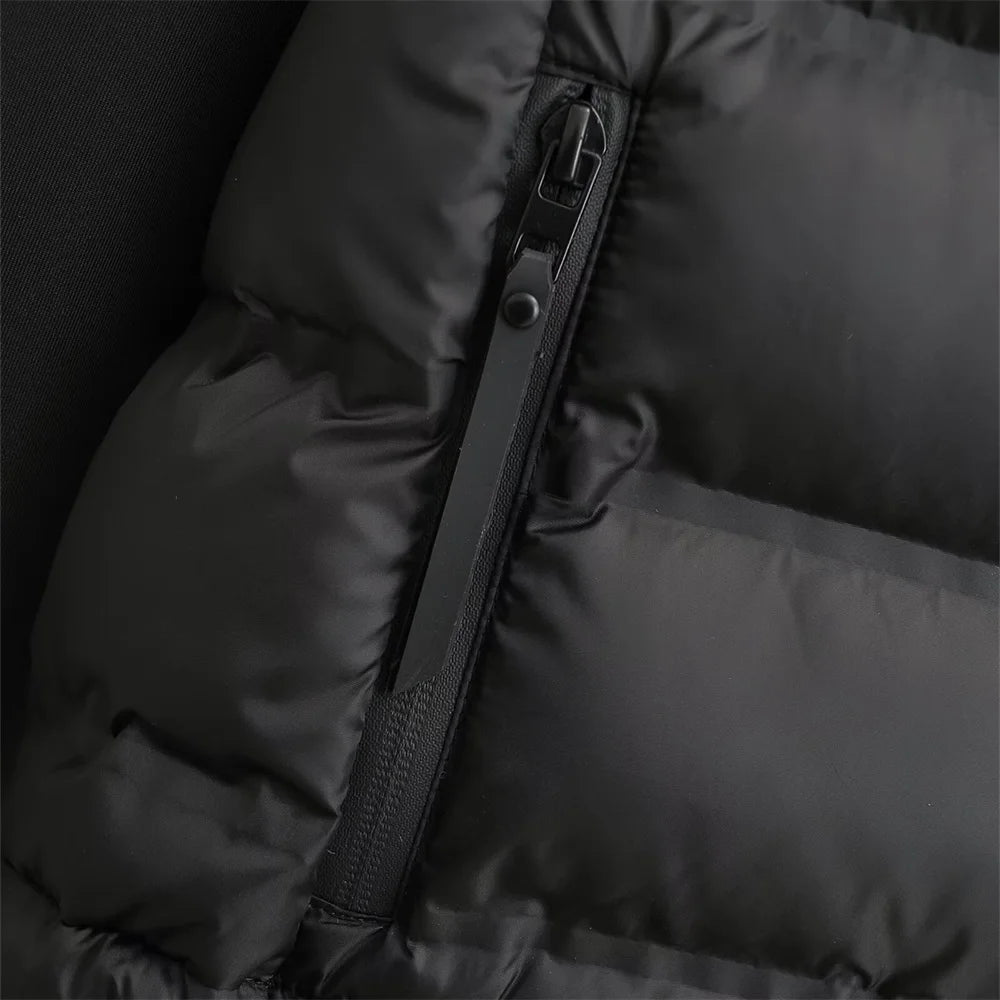 Ava Women's Short Puffer Jacket | Long Sleeves, Contrasting Design | The Lineage