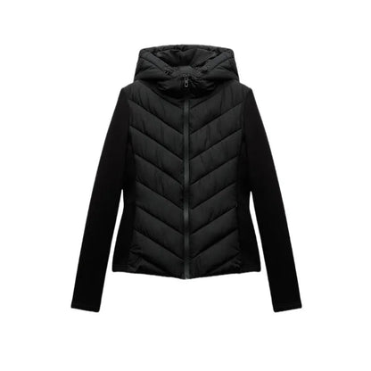 Beyor Women's Patchwork Jacket with Hood | Long-sleeved, sporty | The Lineage