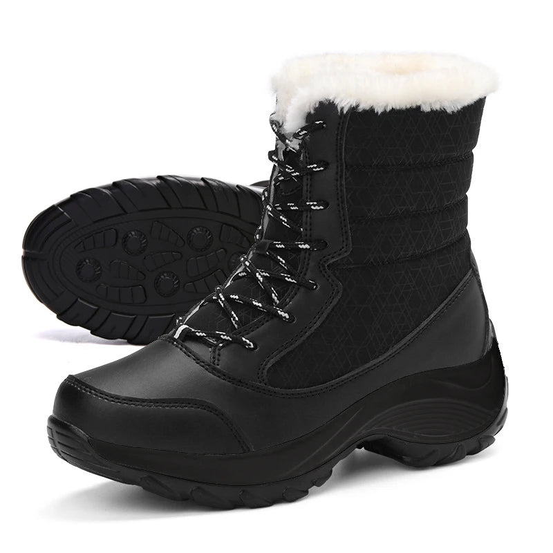 Elivra Women’s Snow Boots | Waterproof, Lined, Non-Slip, Warm | The Lineage