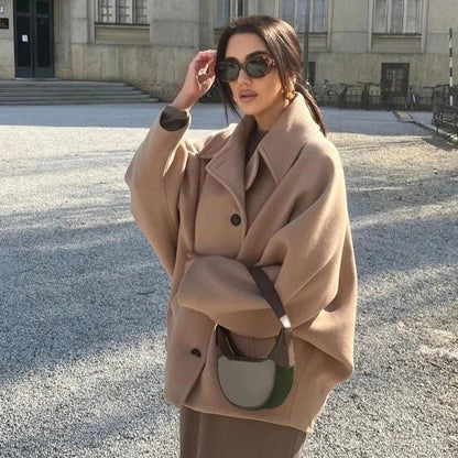 Mivra Women’s Short Winter Jacket | Relaxed Fit, Notched Collar | The Lineage