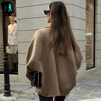 Mivra Women’s Short Winter Jacket | Relaxed Fit, Notched Collar | The Lineage