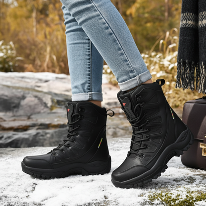 Soria Women’s Trekking Boots | Waterproof, High Shaft, Outdoor Winter Use black | The Lineage