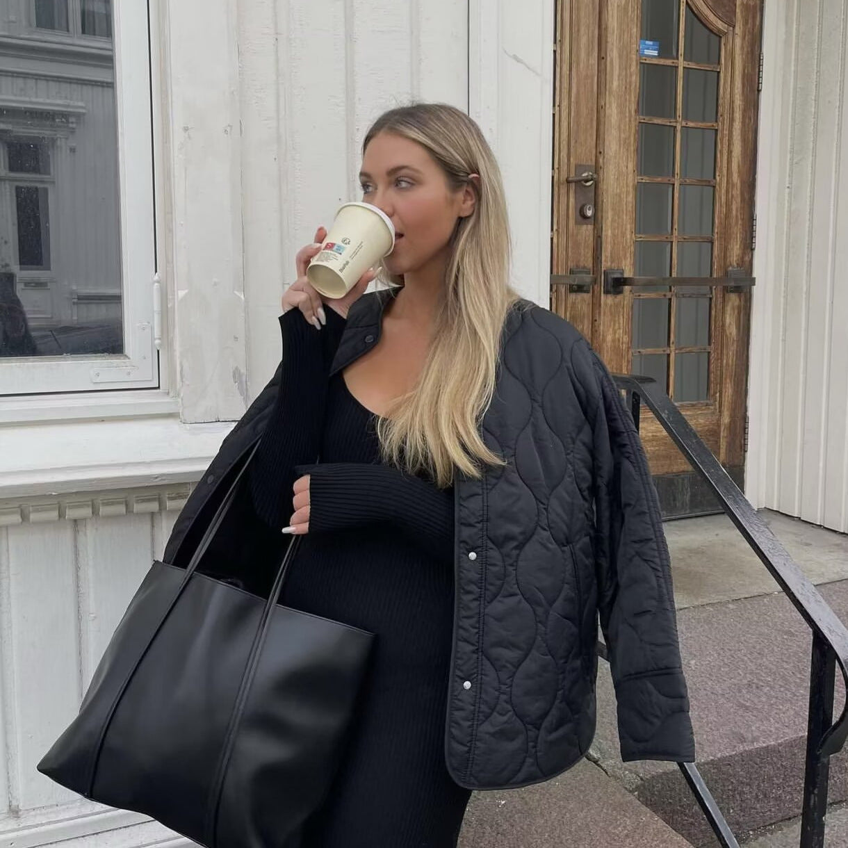 Svea Women’s Quilted Winter Jacket | Padded, Long Sleeves | The Lineage