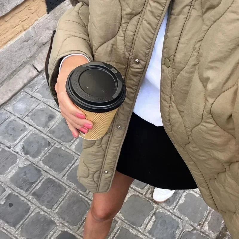 Svea Women’s Quilted Winter Jacket | Padded, Long Sleeves | The Lineage